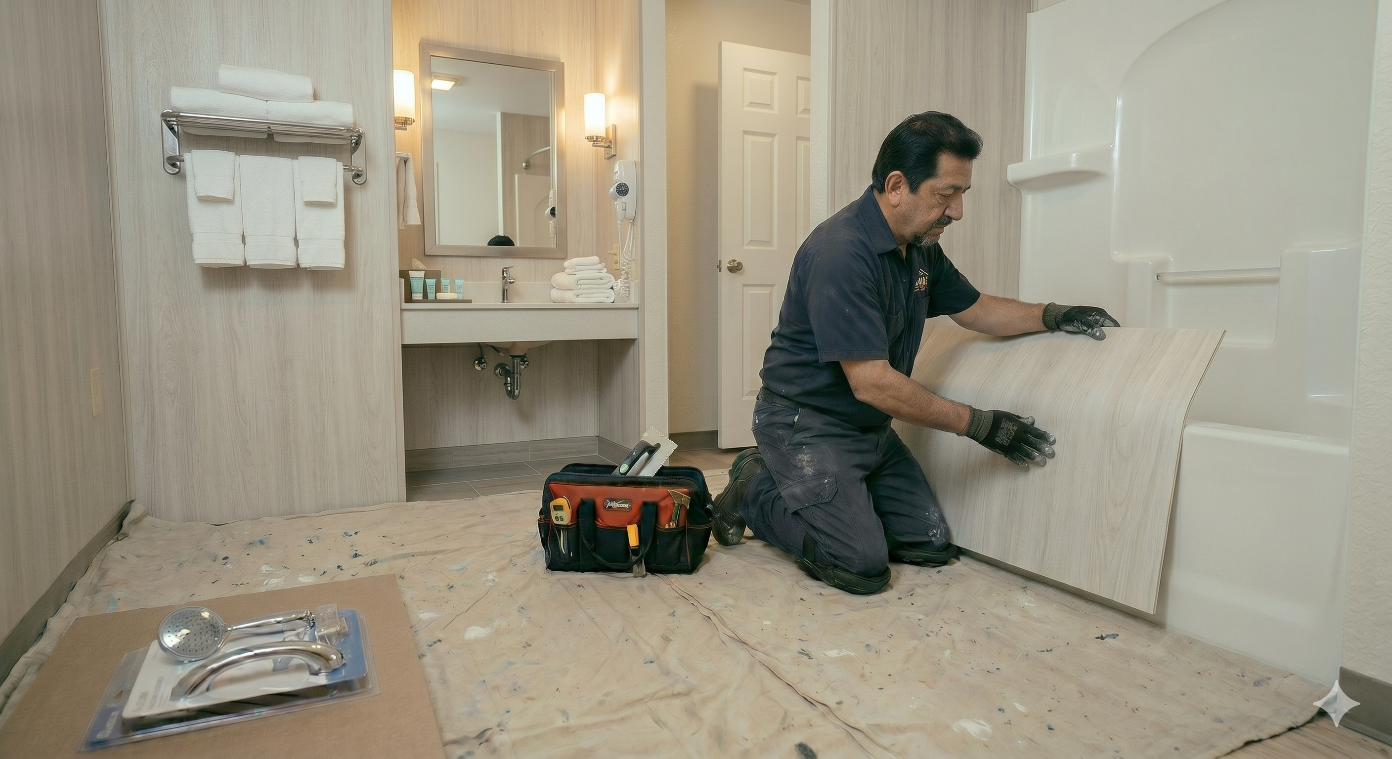 Tub Surround Installation